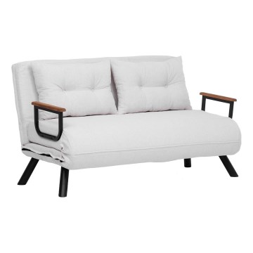 Sofá-cama de dois lugares QIRA branco