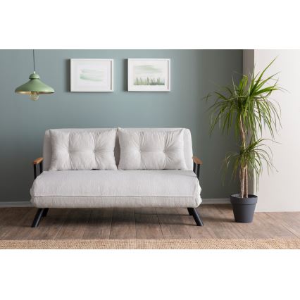 Sofá-cama de dois lugares QIRA branco