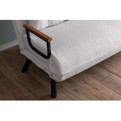 Sofá-cama de dois lugares QIRA branco