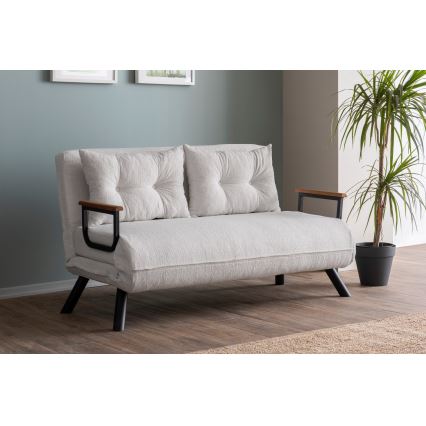 Sofá-cama de dois lugares QIRA branco
