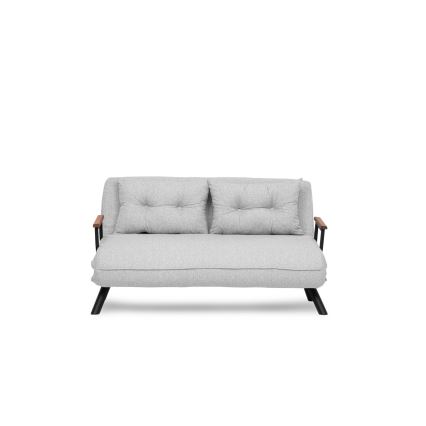 Sofá-cama de dois lugares QIRA cinzento