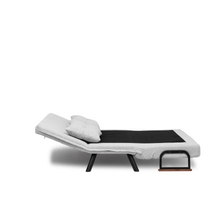 Sofá-cama de dois lugares QIRA cinzento