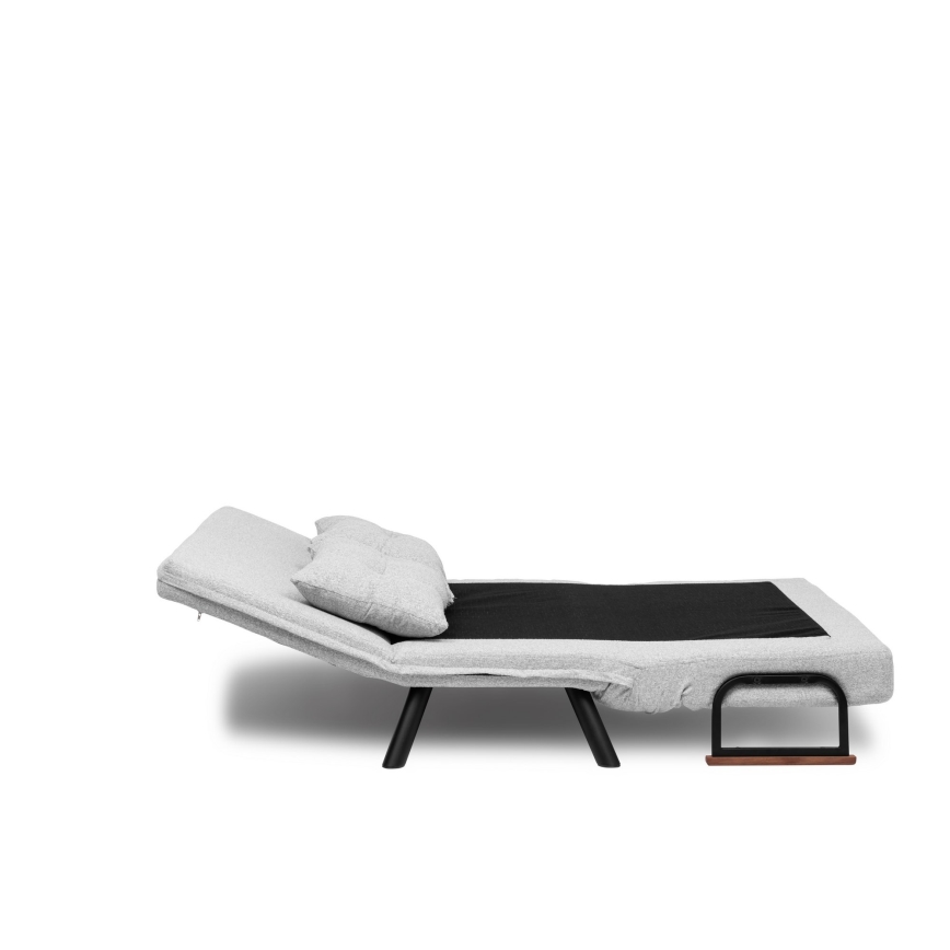 Sofá-cama de dois lugares QIRA cinzento