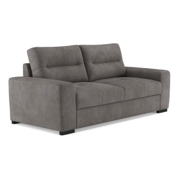 Sofá-cama de três lugares COMO cinza