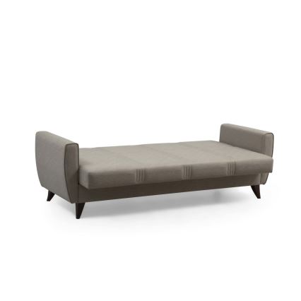 Sofá-cama de três lugares KORFU bege