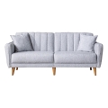 Sofá-cama KITO de dois lugares, cinzento