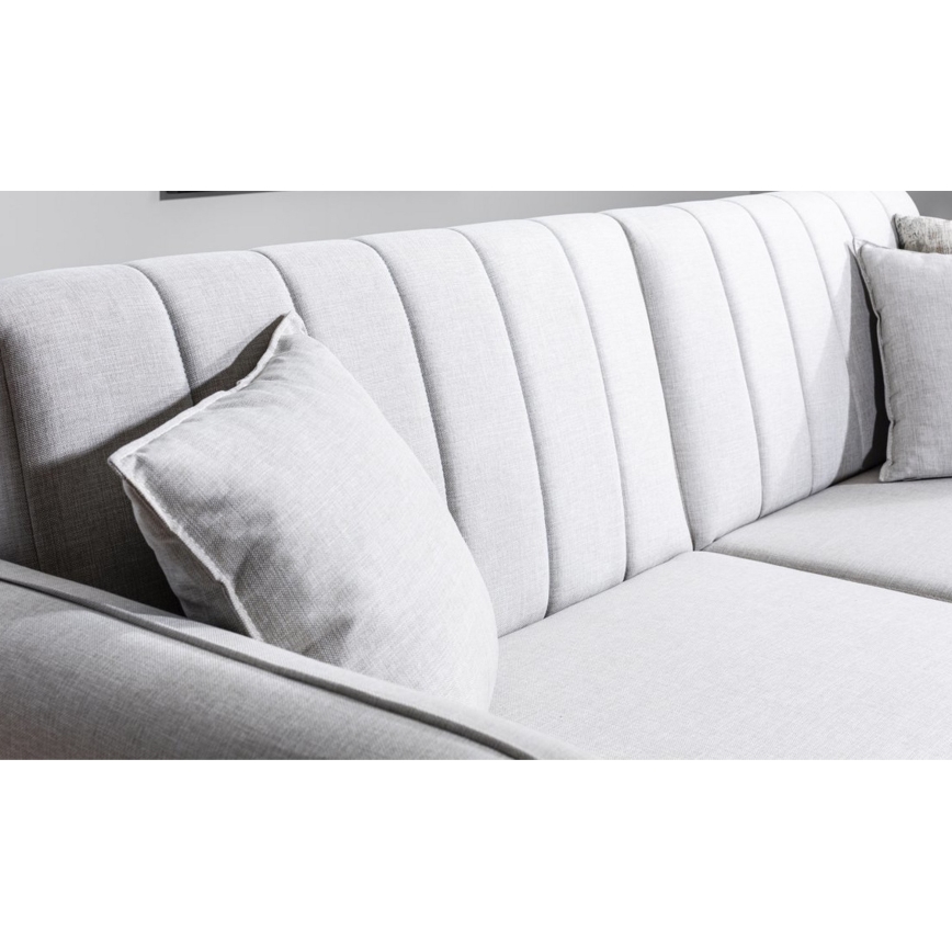 Sofá-cama KITO de dois lugares — creme