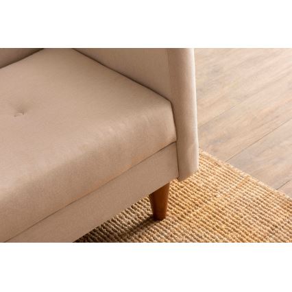 Sofá de 2 lugares NARA creme/bege