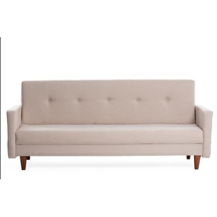 Sofá de 2 lugares NARA creme/bege