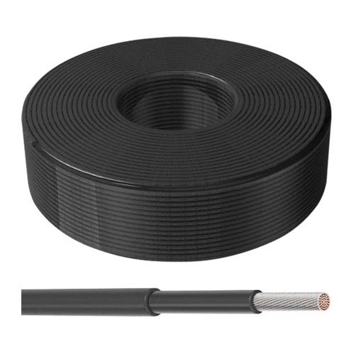 Solar cabo 4mm² 1500V 100m IP65 preto