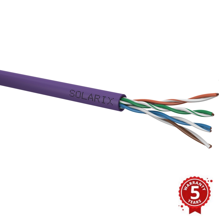 Solarix - Instalação cabo CAT5E UTP LSOH Dca-s1,d2,a1 305m