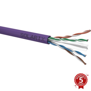 Solarix - Instalação cabo CAT6 UTP LSOH Dca-s2,d2,a1 305m