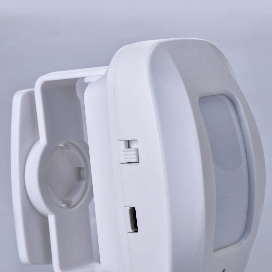 Alarme 3xAA com sensor de movimento sem fios 3xAAA/5V branco