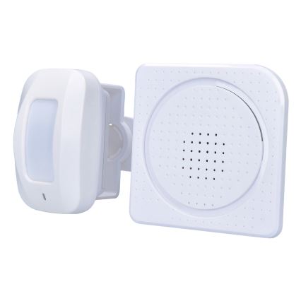 Alarme 3xAA com sensor de movimento sem fios 3xAAA/5V branco