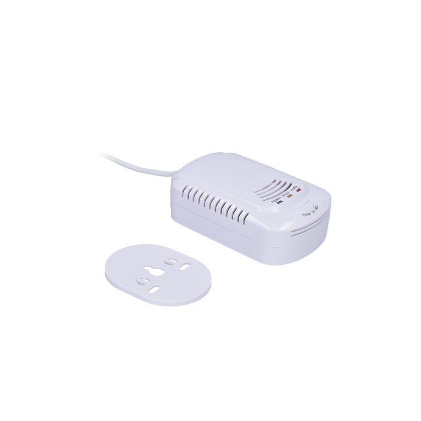 Detetor de fuga de gás inflamável 85 dB 230V