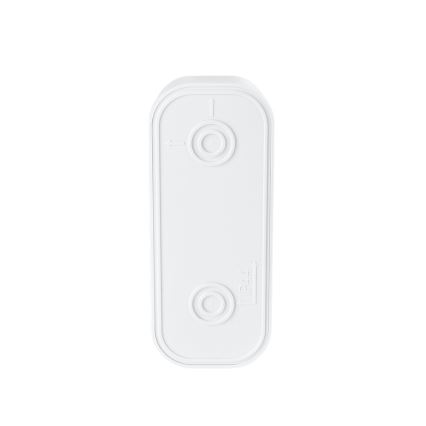 Campainha Sem Fios Plug-in 230V + 2x botão 2xCR2032 IP44 branco