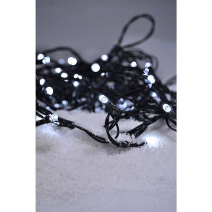 Corrente de Natal LED 400xLED/8 funções 25 m IP44 branco frio