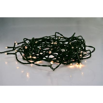 Corrente exterior de Natal LED 400xLED/8 funções 25 m IP44 branco quente