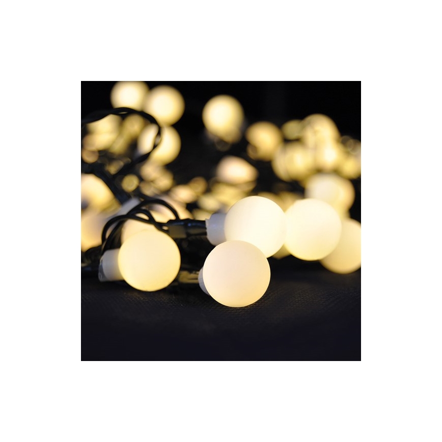 Solight 1V08-RGB- Corrente de Natal LED RGB Regulável 100xLED/8 funções 15m IP44 + controlo remoto
