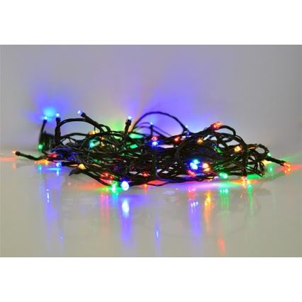 Corrente exterior de Natal LED 100xLED/8 funções IP44 13m multicolor