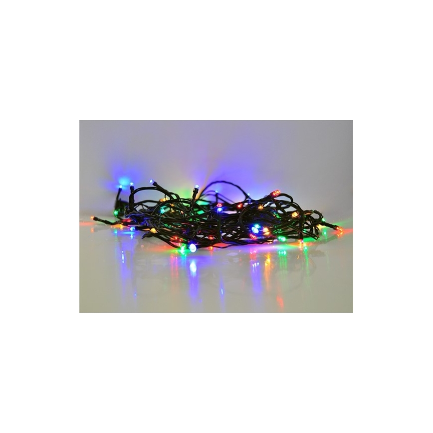 Corrente exterior de Natal LED 100xLED/8 funções IP44 13m multicolor