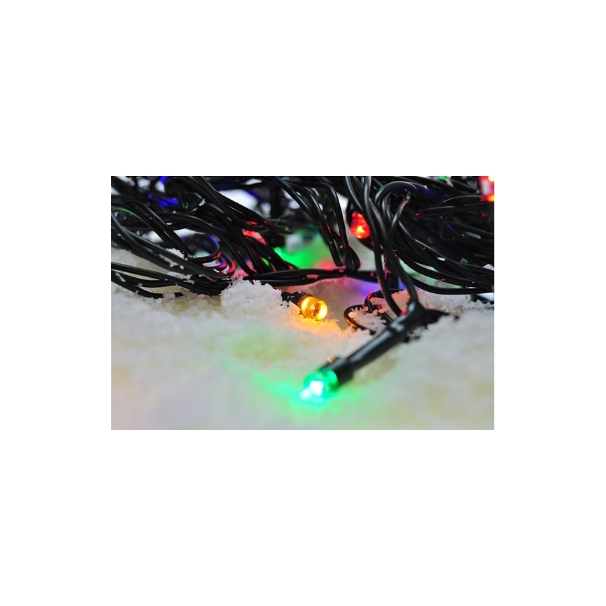 Corrente exterior de Natal LED 100xLED/8 funções IP44 13m multicolor