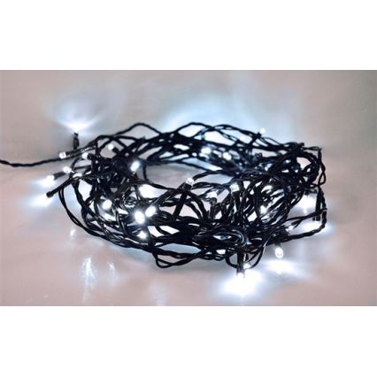 Corrente exterior de Natal LED 100xLED/8 funções 13m IP44 branco frio