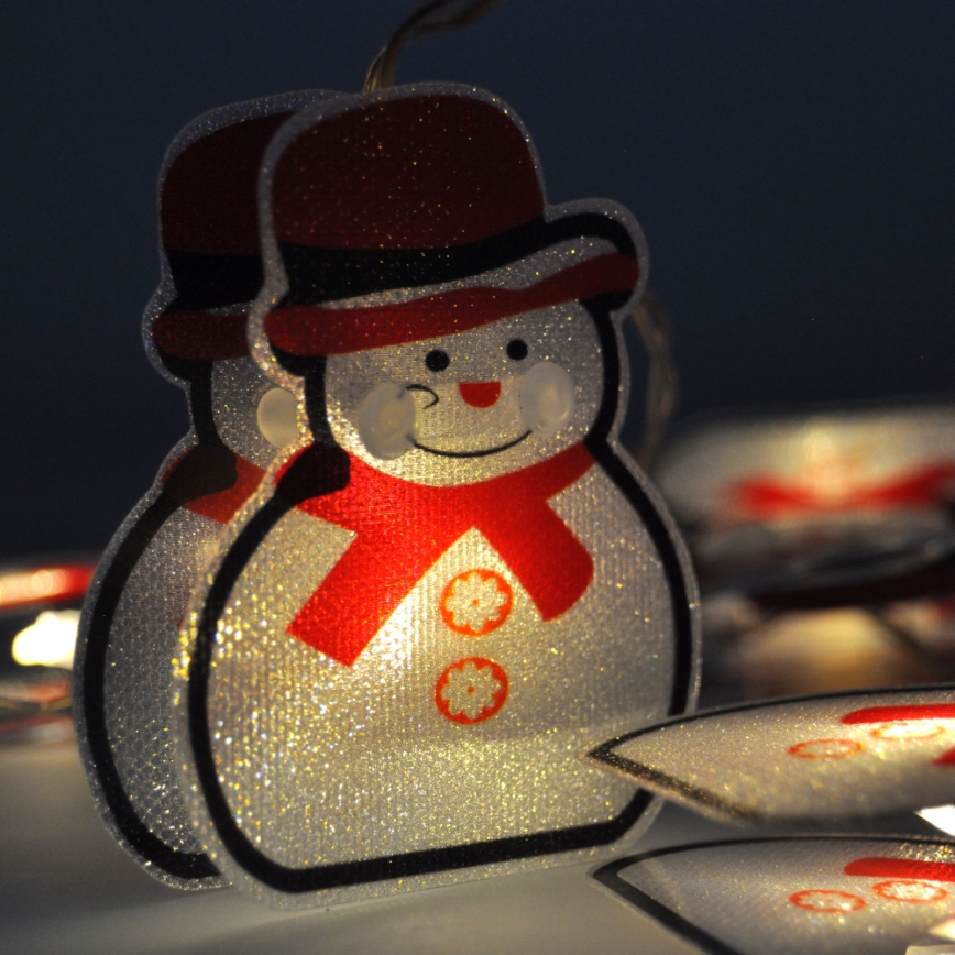 Corrente de Natal LED 10xLED 1,5m branco quente