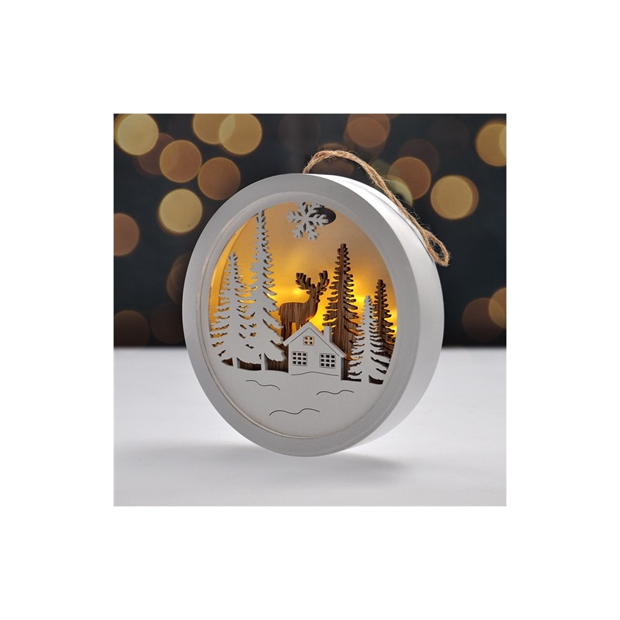 Decoração de Natal LED 1xLED/2xAAA