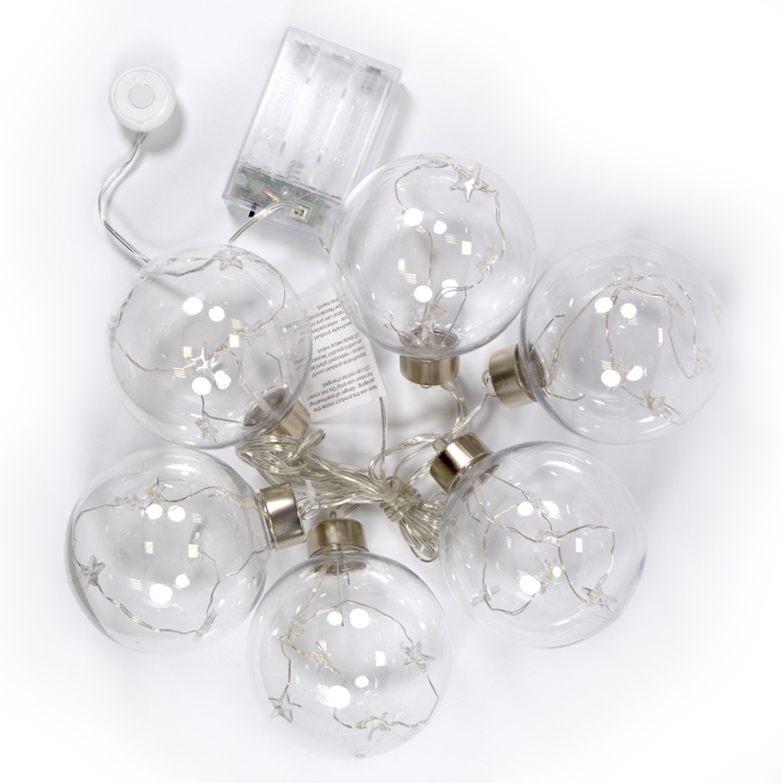 Corrente de Natal LED 30xLED 2,5m branco quente