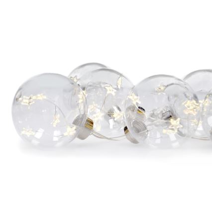 Corrente de Natal LED 30xLED 2,5m branco quente