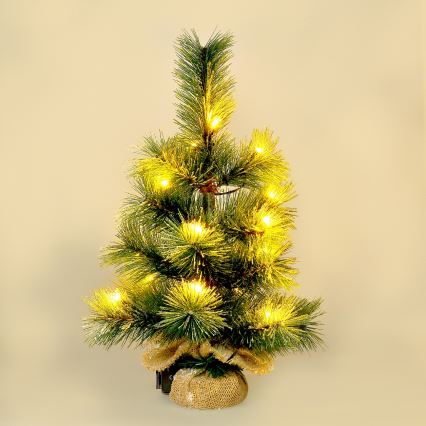Decoração exterior de Natal LED 15xLED/3xAA árvore IP44