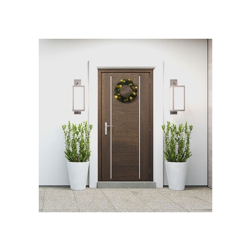Grinalda exterior de Natal LED 15xLED/3xAA IP44