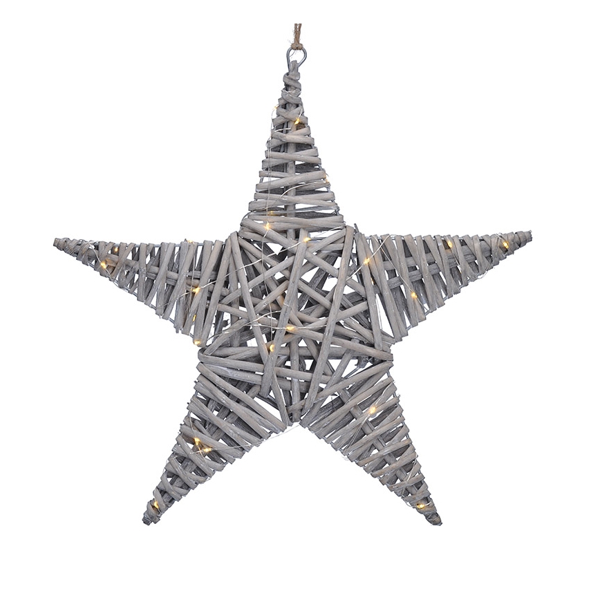 Decoração de Natal LED LED/2xAA vime