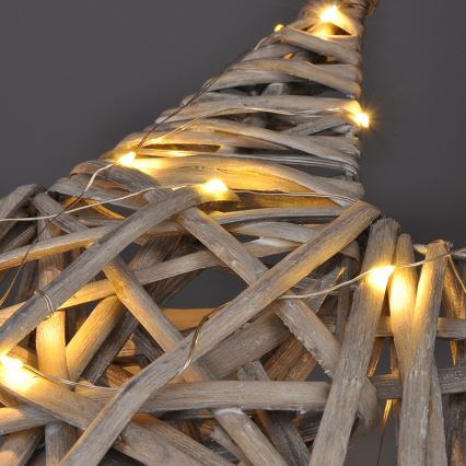 Decoração de Natal LED LED/2xAA vime
