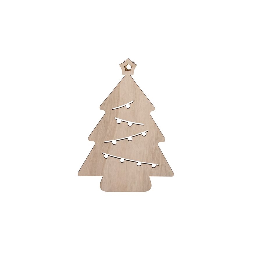 Decoração de Natal LED LED/2xAA árvore
