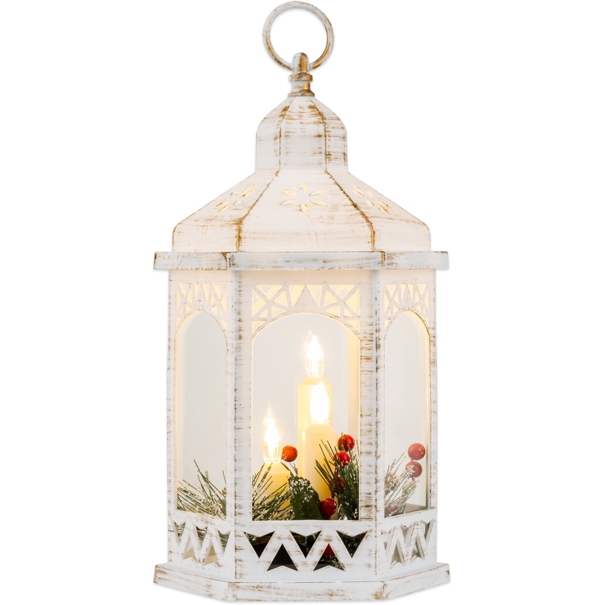 Decoração de Natal LED 3xLED/3xAAA lanterna