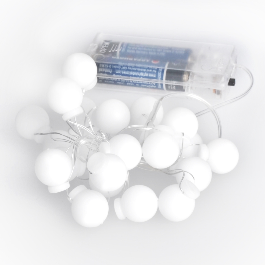 Corrente de Natal LED 20xLED/2xAA 2,3 m multicolor