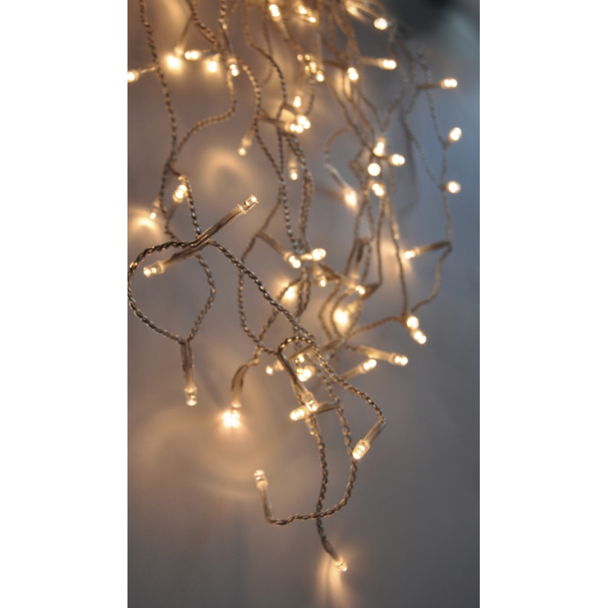 Cortina exterior de Natal LED 120xLED/230V 3 m IP44