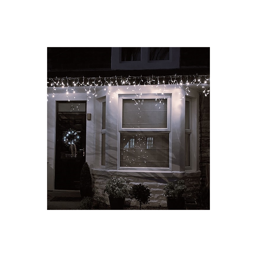 Cortina exterior de Natal LED 120xLED/230V 3 m IP44