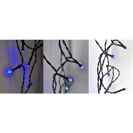 Corrente de Natal LED 20xLED/3xAA 3,3m azul