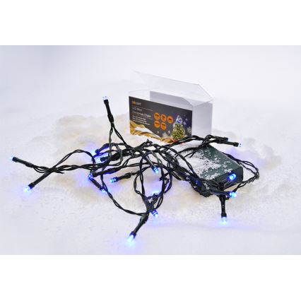 Corrente de Natal LED 20xLED/3xAA 3,3m azul