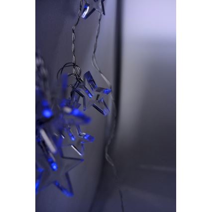 Corrente de Natal LED 10xLED/2xAA 2,5m azul