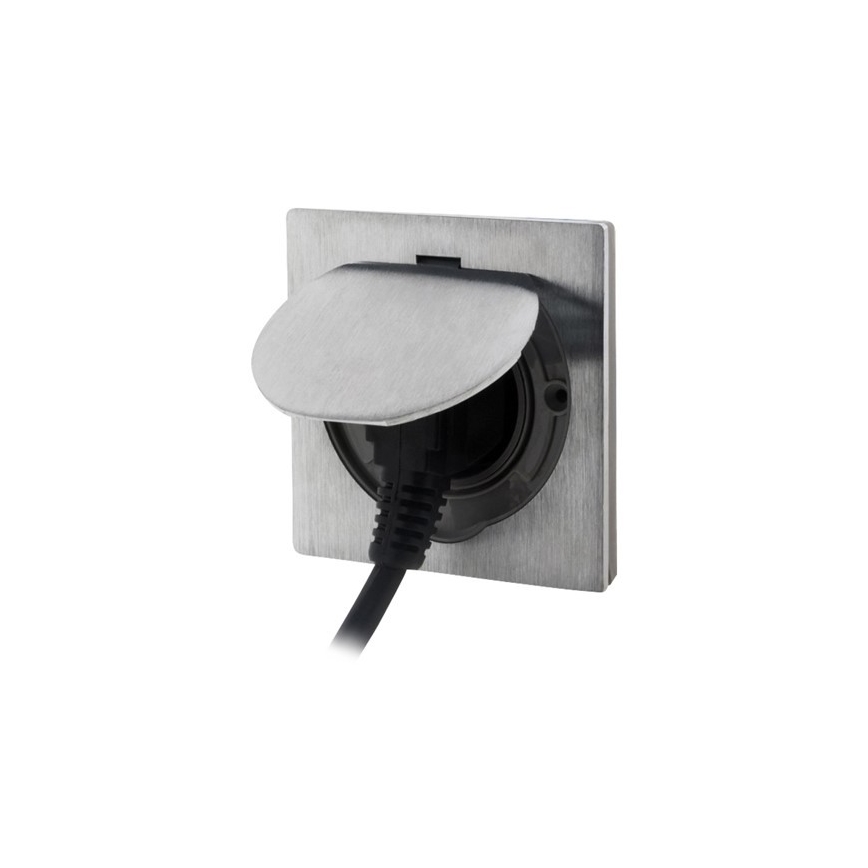 Tomada exterior embutida no chão IP55