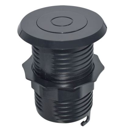 Carregador USB embutido USB A+C preto