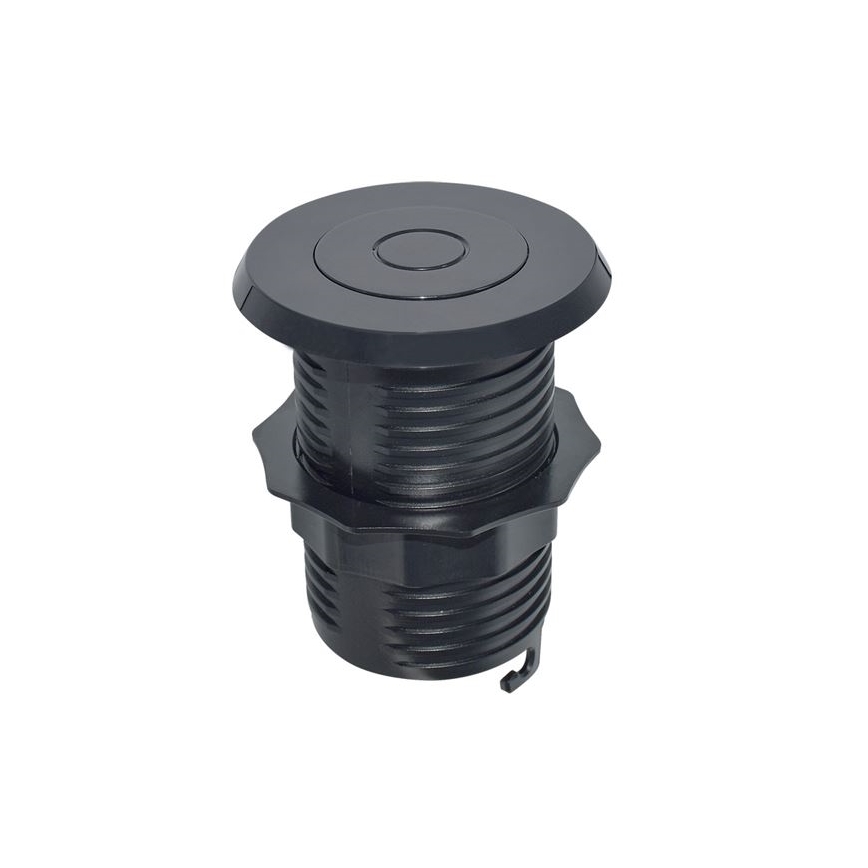 Carregador USB embutido USB A+C preto