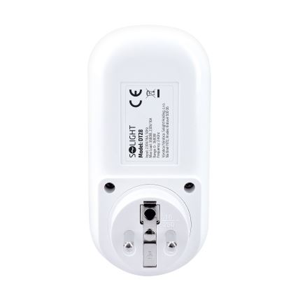 Tomada inteligente com contador de consumo elétrico 230V Wi-Fi Tuya