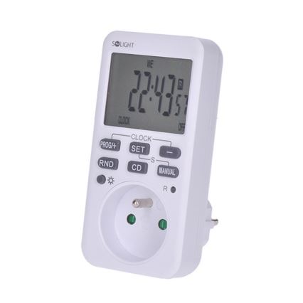 Temporizador digital semanal 16A/230V