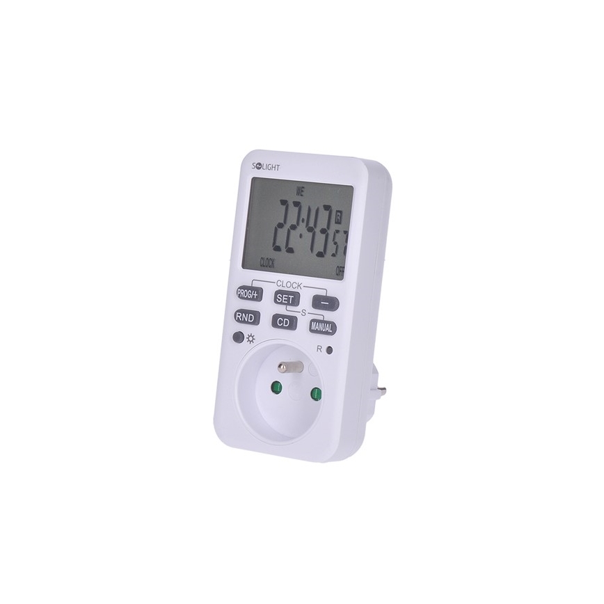 Temporizador digital semanal 16A/230V