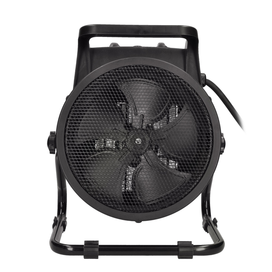 Ventilador de suelo con elemento calefactor cerámico 3000W/230V negro